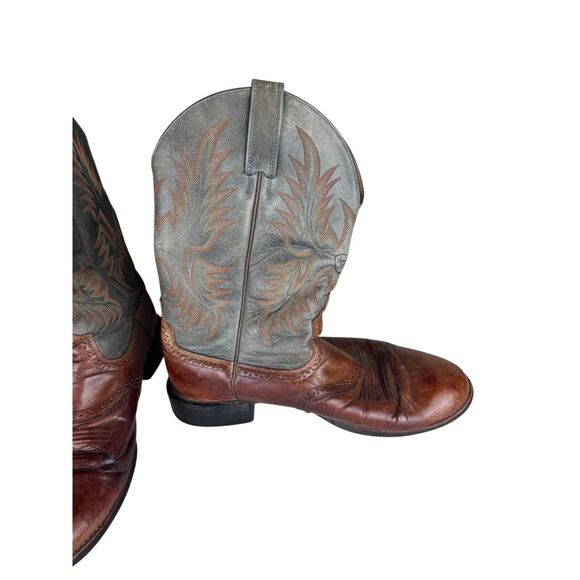 Ariat Heritage Roughstock Leather Western‎ Boots Men\'s Rodeo Boot 11D Brown